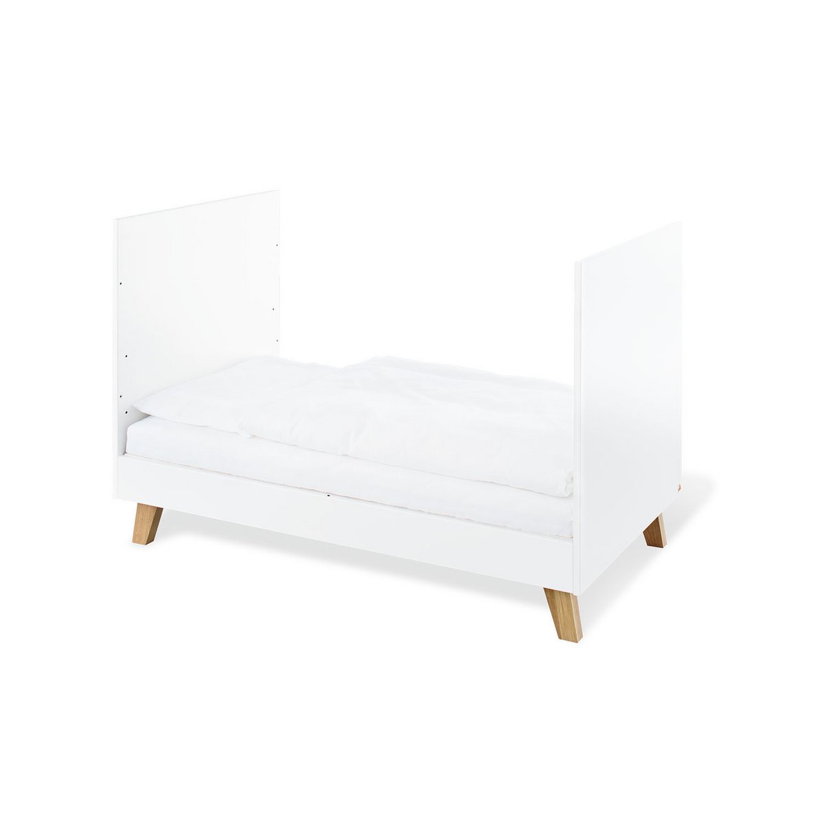 Startset 'Pan' breed3 delen: ledikant, brede commode, 2-deurs kledingkast