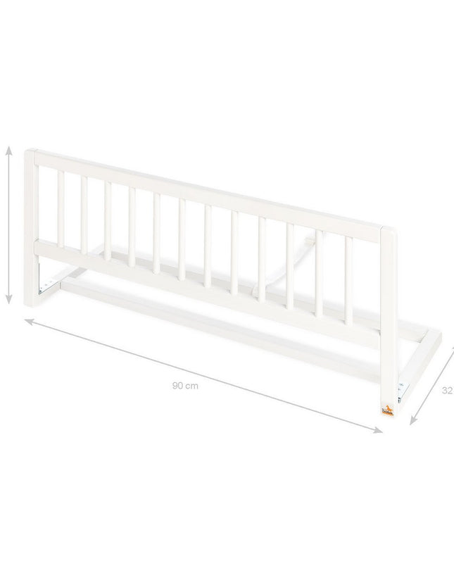 Bedbeschermer 'Classic', wit gelakt