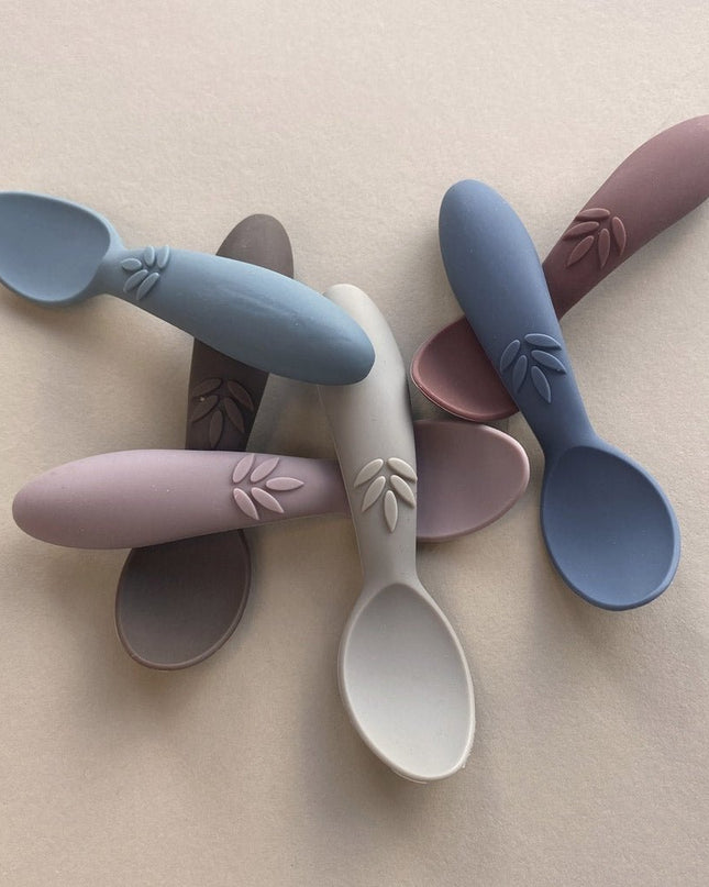 Ella siliconen lepel 3-pack-Cobblestone