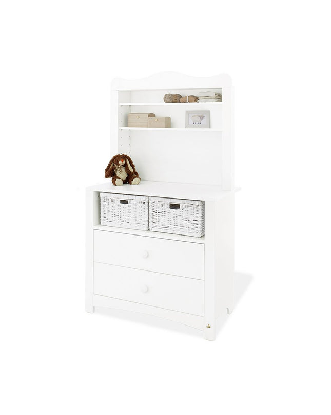 Startset 'Florentina' breed, incl. brede kast
3 delen: ledikant, brede commode incl. Brede kast