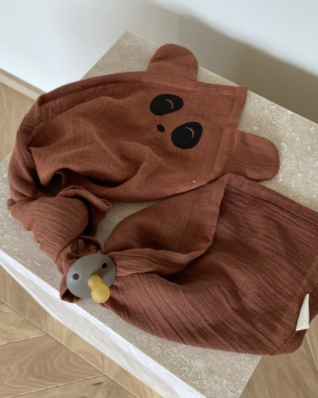 Bjørk knuffeldoekje 2-pack Panda