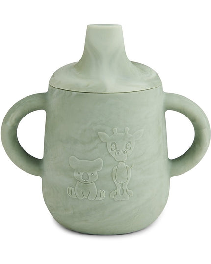 Aiko siliconen drinkbeker met drinkdeksel 140ml