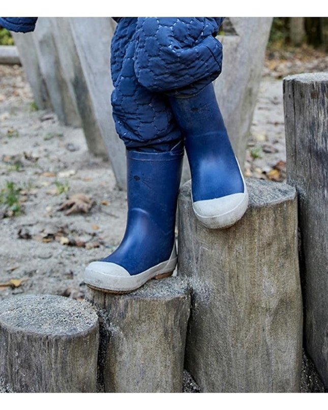 Anton dierenprint rubberboots rubberen regenlaarzen -Black Iris