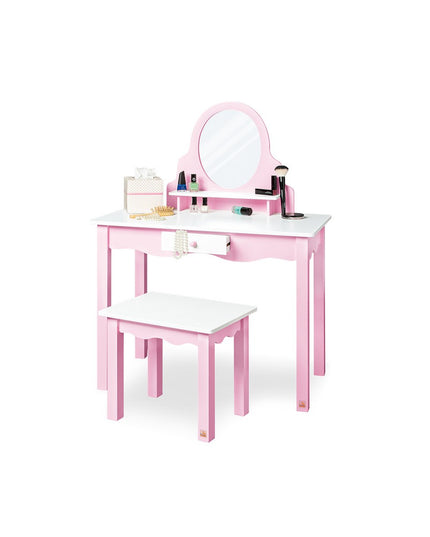 Kinderkaptafel 'Jasmin', incl. stoel