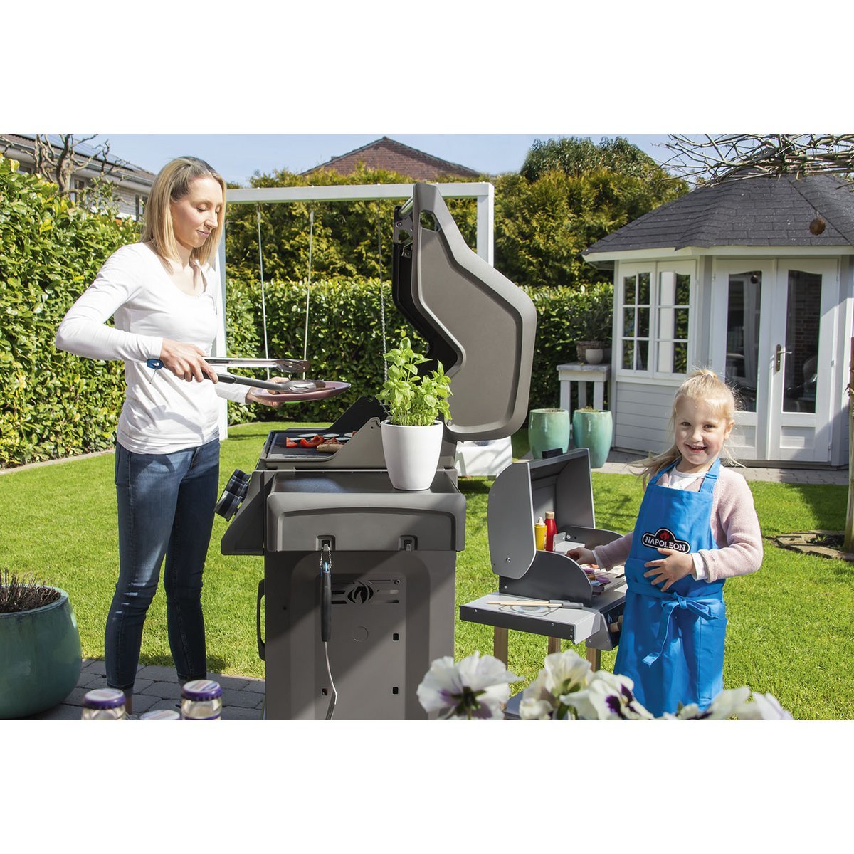 Kinderbarbecue 'Jeff' hout