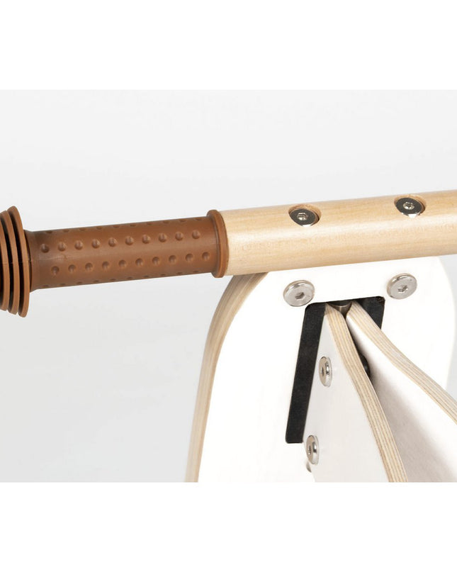 Mini driewieler 'Charlie', wit/naturel