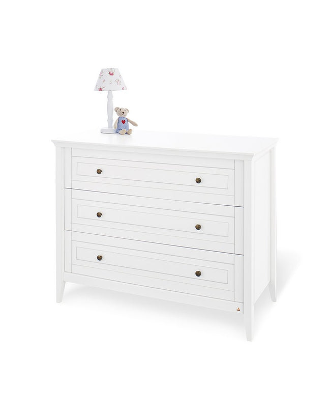 Startset 'Smilla' breed3 delen: ledikant, brede commode, 2-deurs kledingkast