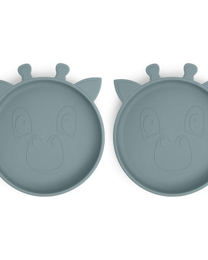 Akila siliconen bord 2-pack  Giraf