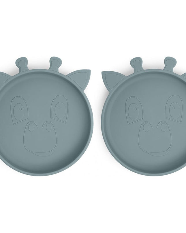 Akila siliconen bord 2-pack  Giraf