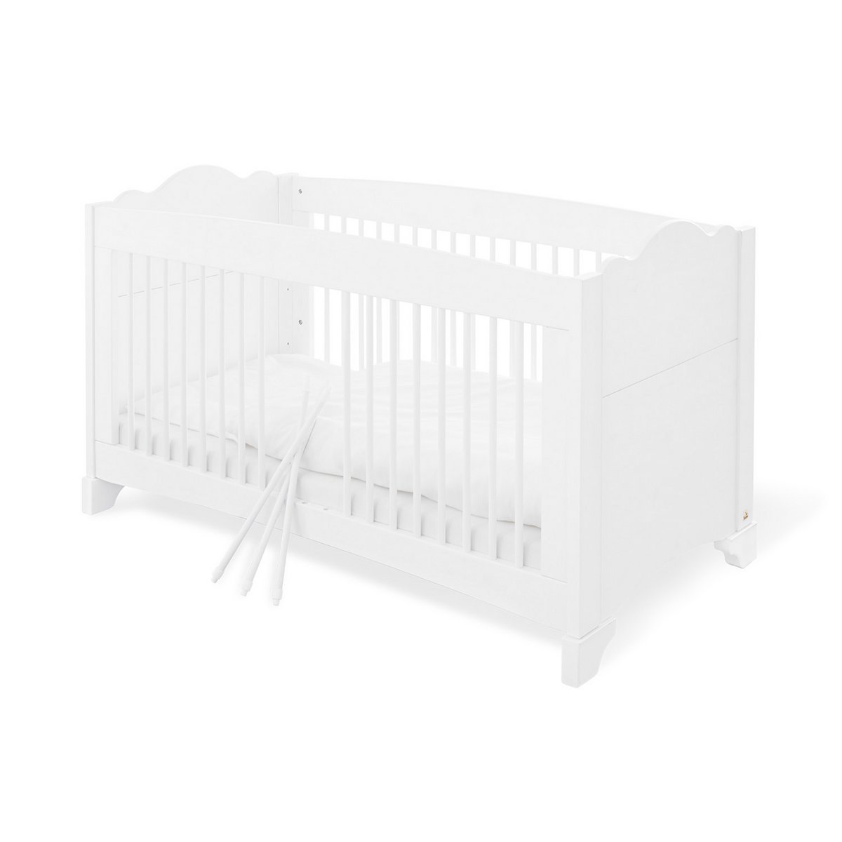 Startset 'Pino' breed groot3 delen: ledikant, brede commode, grote kledingkast
