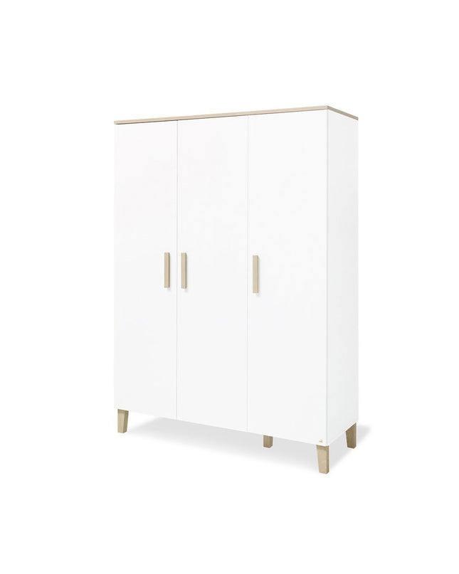 Startset  'Lumi' extra breed groot3 delen: ledikant, extra brede commode, grote kledingkast