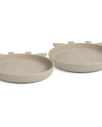 Akila siliconen bord 2-pack  Giraf