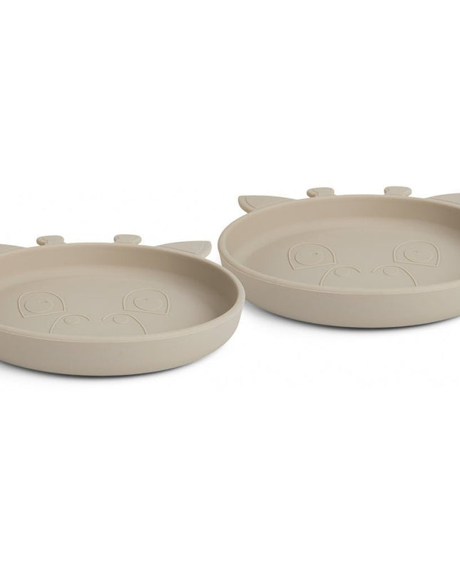 Akila siliconen bord 2-pack  Giraf