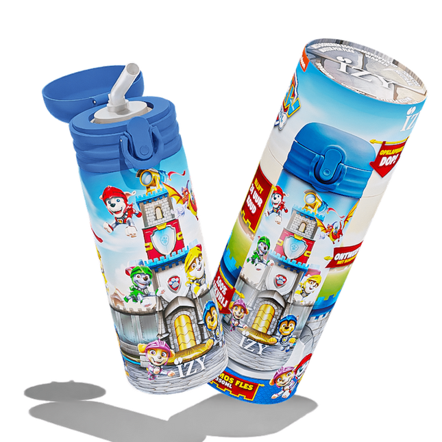 IZY Kids Thermos bidon - Paw Patrol - Rescue Knights - 350ML To-Go Insulated Water Bottles