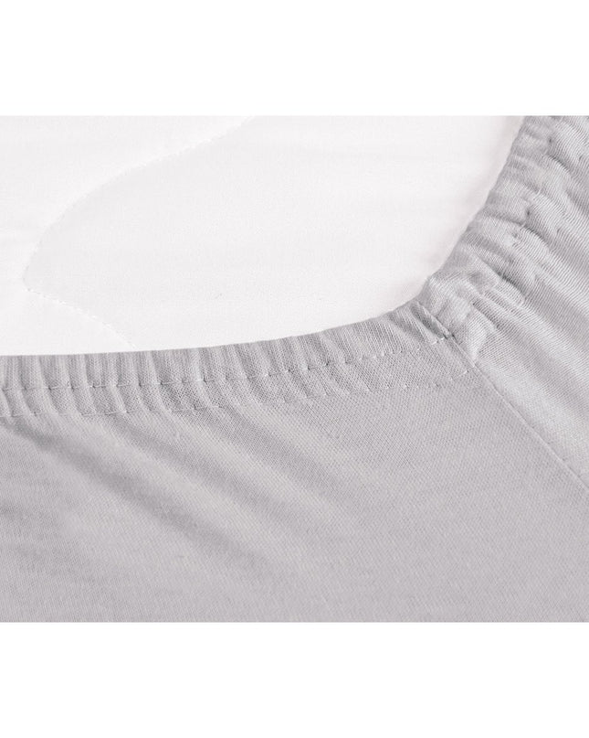 Hoeslaken voor ledikantbed in twinpack, jersey, wit