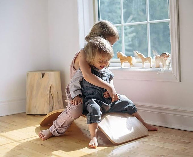 Kinderfeets houten balansbord / balance board kinderen - Rose