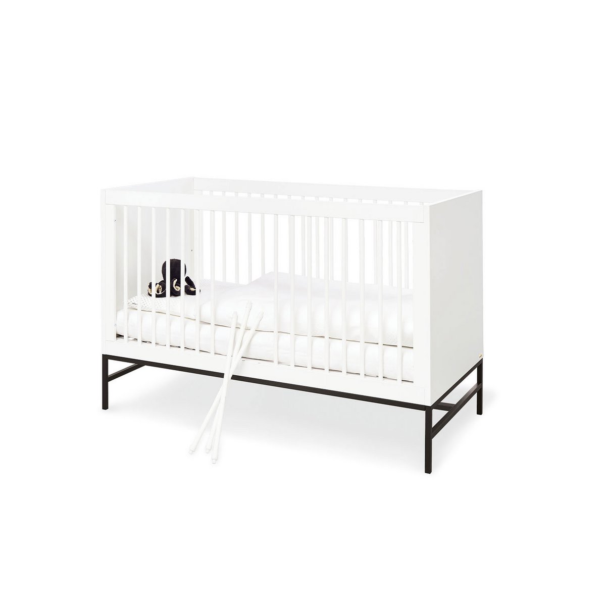Startset 'Steel' extra breed groot3 delen: ledikant, extra brede commode, grote kledingkast