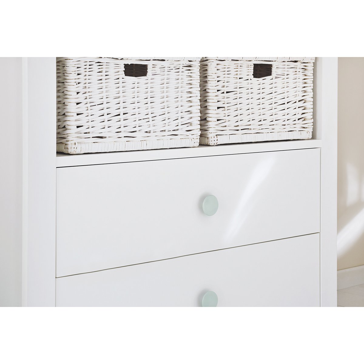 Startset 'Florentina' extra breed groot3 delen: ledikant, extra brede commode, grote kledingkast