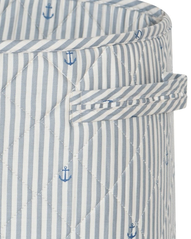 Moe gewatteerde opbergmand-groot- stripe-anchor