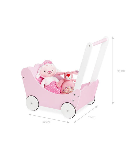 Poppenwagen "Jasmine", 4 delen
