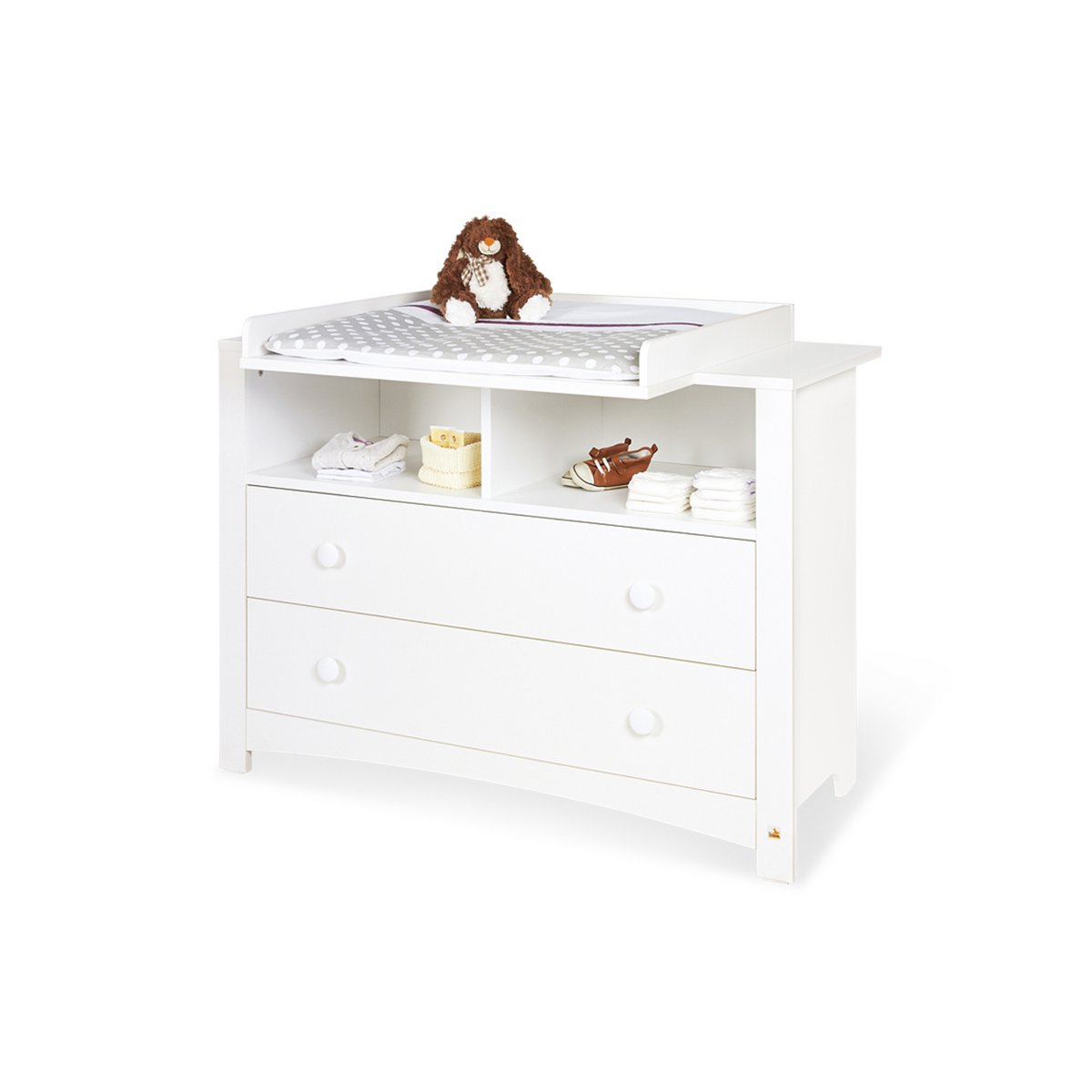 Startset 'Florentina' extra breed3 delen: ledikant, extra brede commode, 2-deurs kledingkast