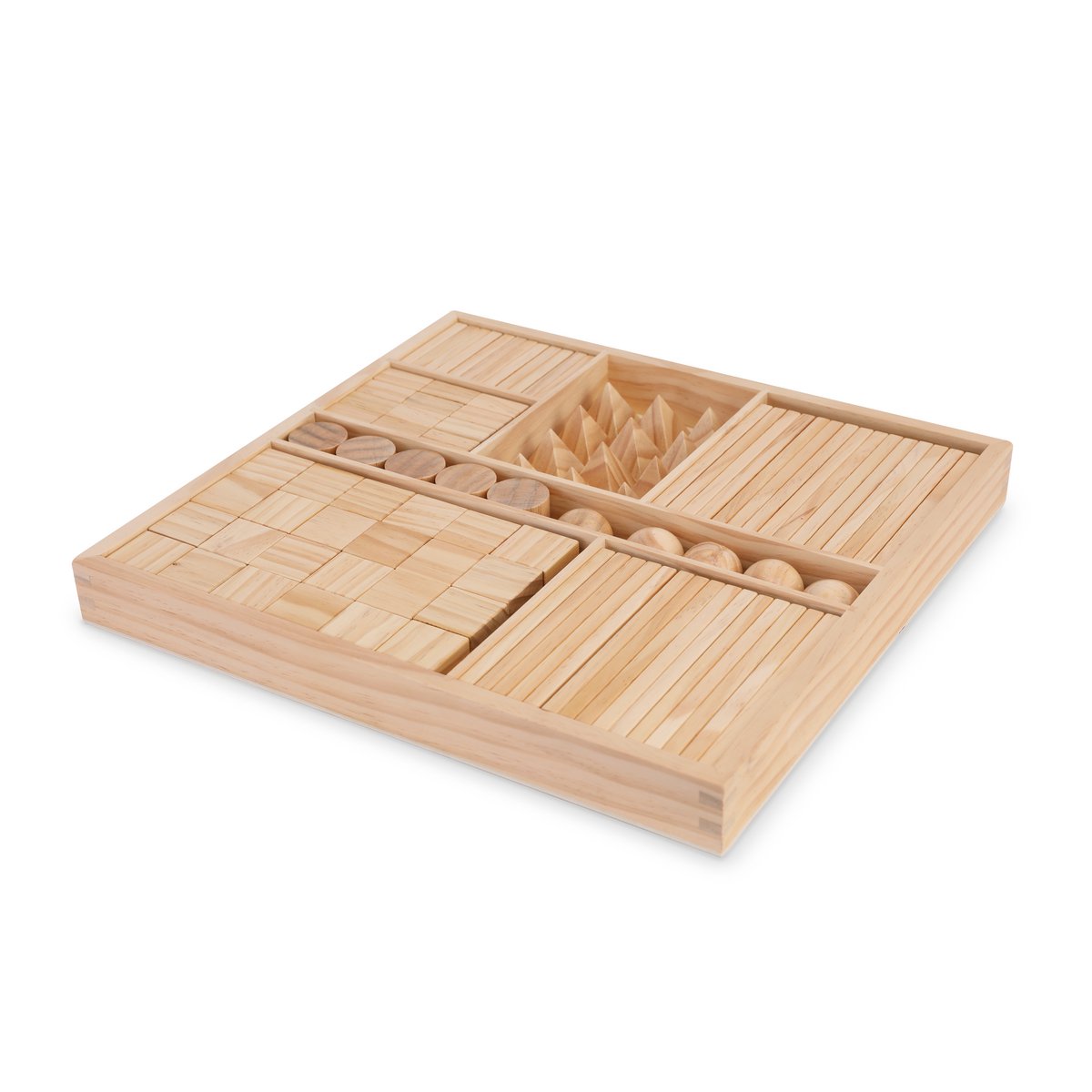 Kinderfeets gemixte blokken - Naturel