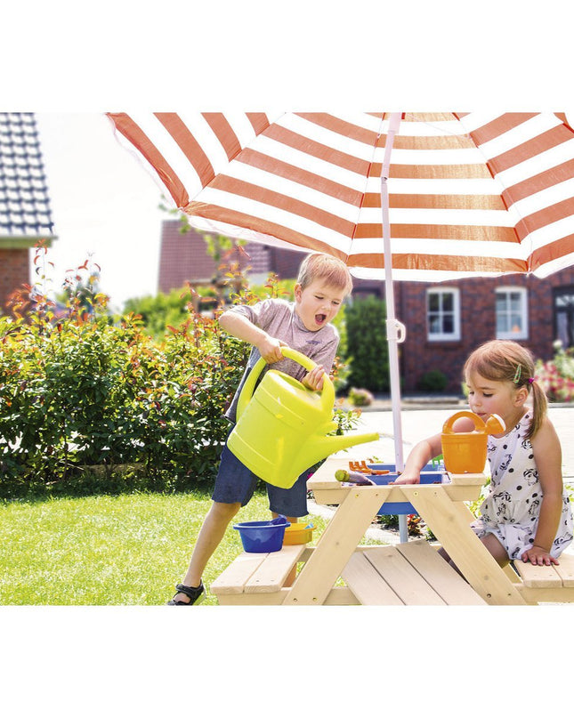 Kinderpicknickbank 'Matsch-Nicki für 4', naturel