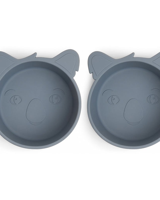 Alex siliconen diep bord 2-pack Koala