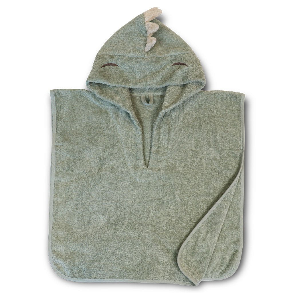Adelin poncho- Lichtgroen Dino