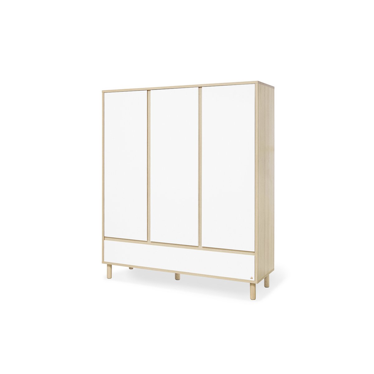 Startset 'Flow' breed groot3 delen: ledikant, brede commode, grote kledingkast