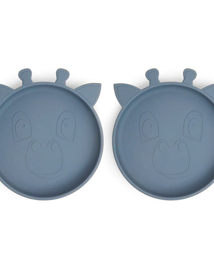 Akila siliconen bord 2-pack  Giraf