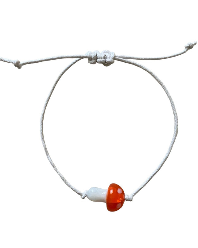 Luna-Leena kinderarmband paddestoel oranje - handgemaakt in Nepal (kopie)