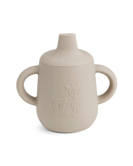 Aiko siliconen drinkbeker met drinkdeksel 140ml