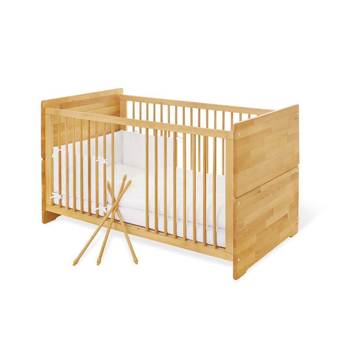 Startset 'Natura' extra breed groot3 delen: ledikant, extra brede commode, grote kledingkast