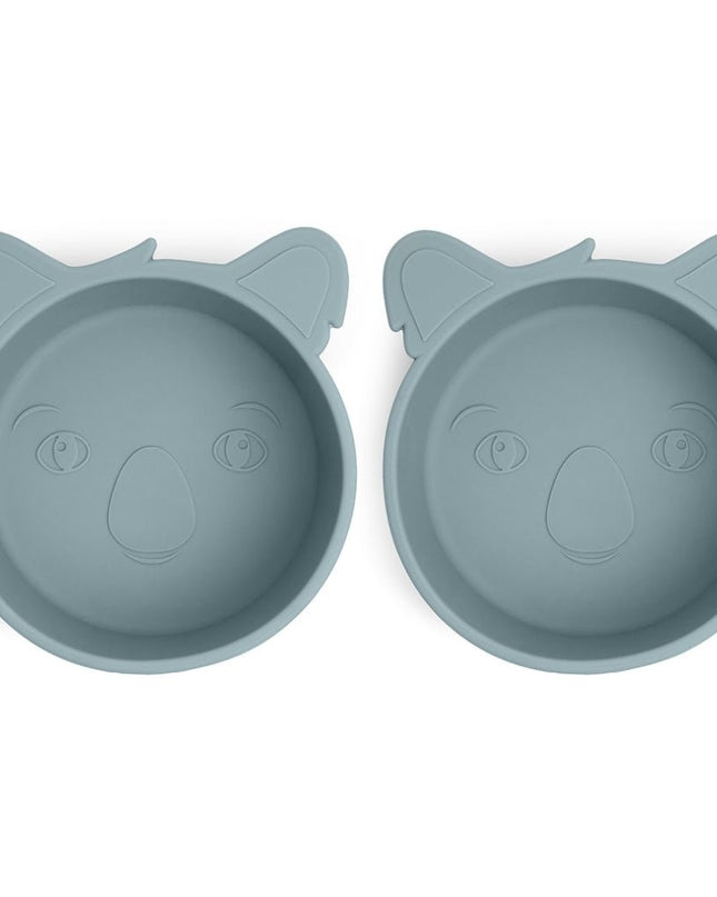 Alex siliconen diep bord 2-pack Koala