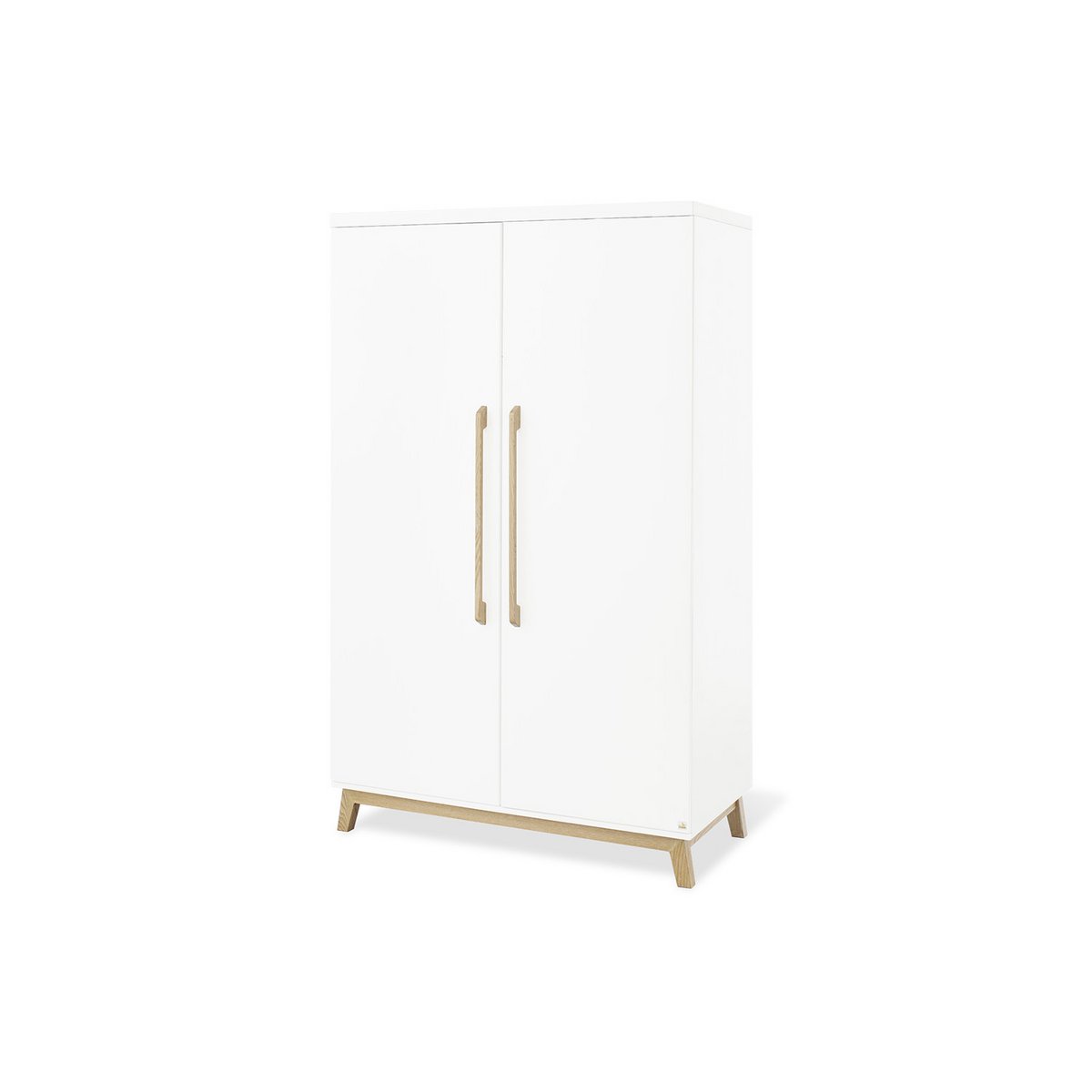 Startset 'Hilda & Riva' extra breed, wit, incl. wandplank4 delen: huisbed, extra brede commode, 2-deurs kledingkast, wandplank