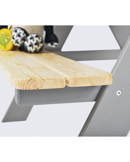 Kinderpicknickbank 'Nicki für 4', grijs