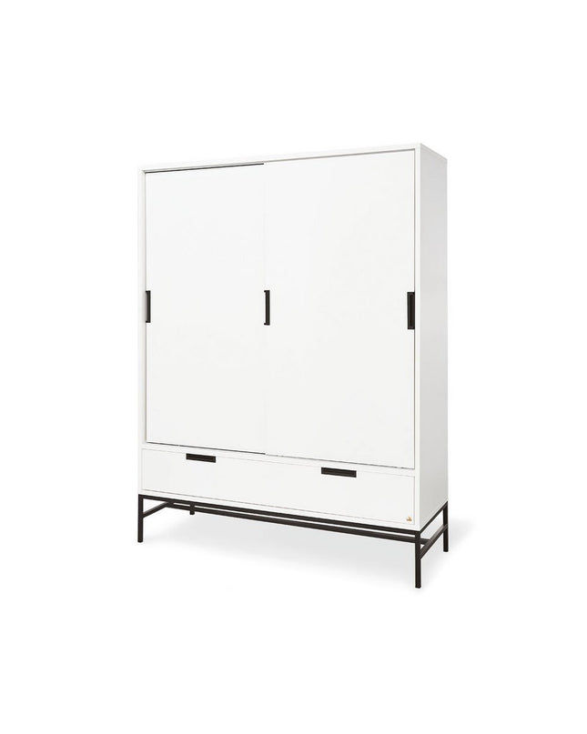 Startset 'Steel' extra breed groot3 delen: ledikant, extra brede commode, grote kledingkast
