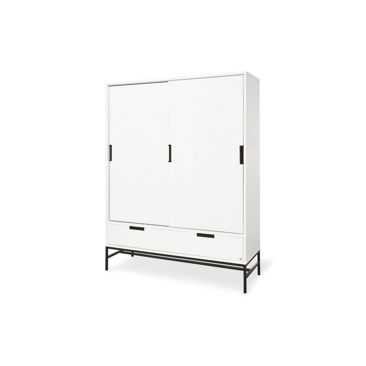 Startset 'Steel' extra breed groot3 delen: ledikant, extra brede commode, grote kledingkast