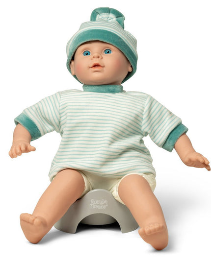 Houten Poppenpotje Grijs