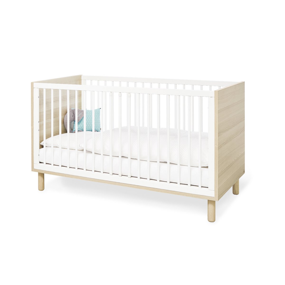 Startset 'Flow' breed groot3 delen: ledikant, brede commode, grote kledingkast