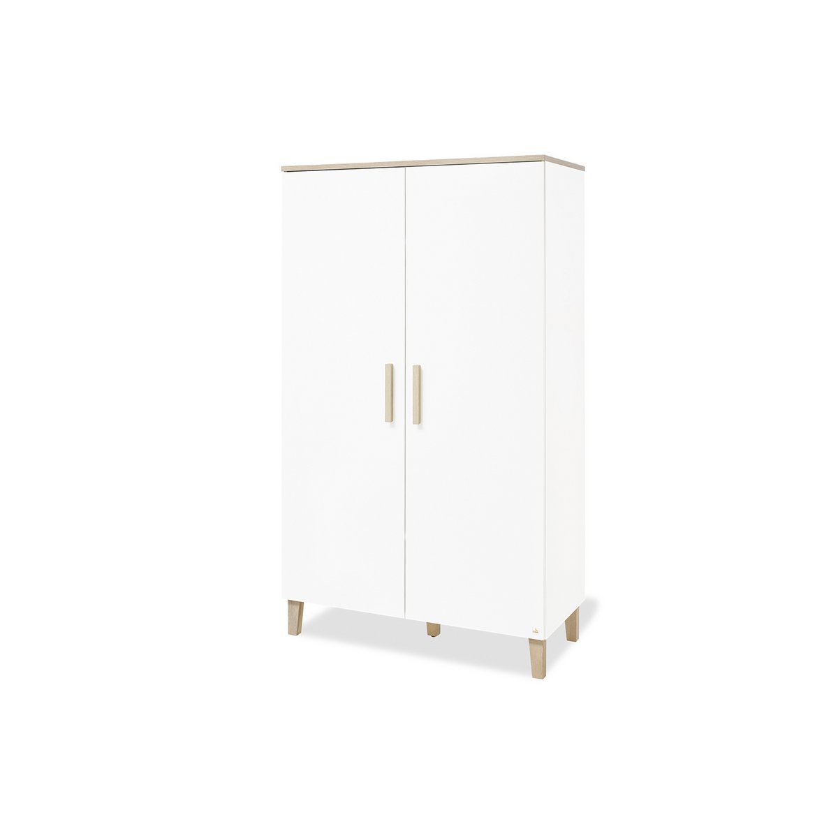 Startset 'Lumi' extra breed3 delen: ledikant, extra brede commode, 2-deurs kledingkast