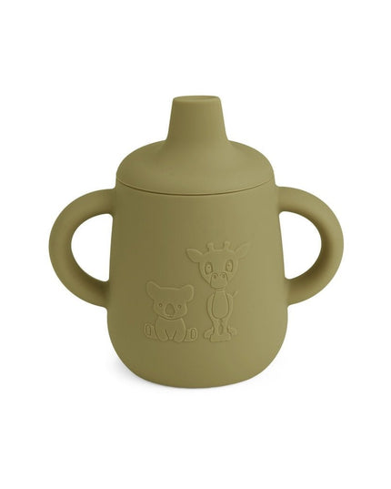 Aiko siliconen drinkbeker met drinkdeksel 140ml