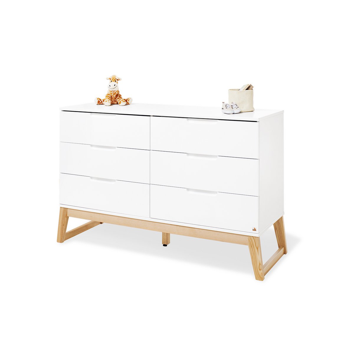 Startset 'Brug' extra breed3 delen: ledikant, extra brede commode, 2-deurs kledingkast
