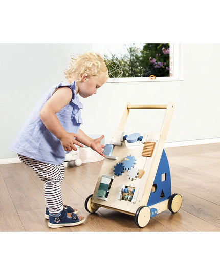 Activiteitenwandelaar 'Titus', blauw babywalker