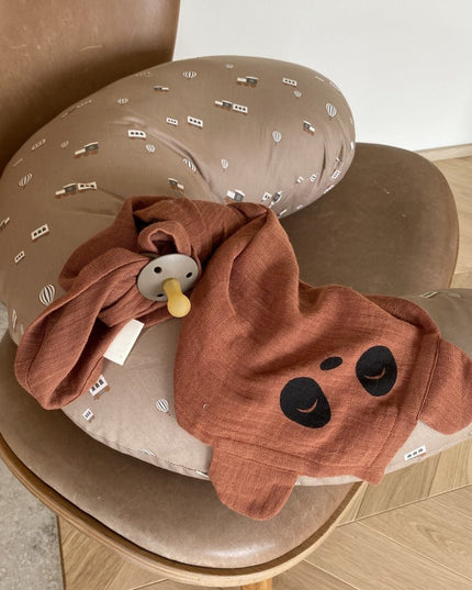 Bjørk knuffeldoekje 2-pack Panda