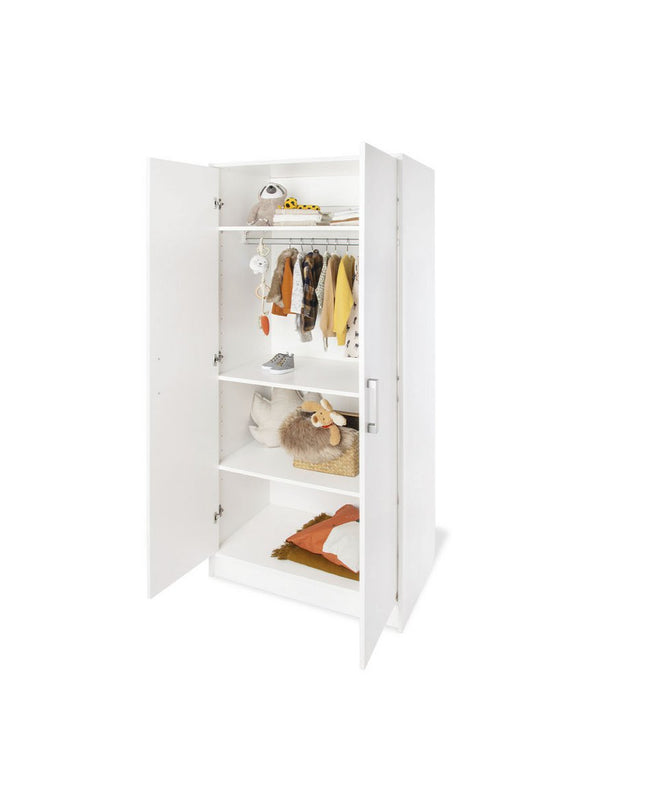 Startset 'Viktoria' breed3 delen: ledikant, brede commode, 2-deurs kledingkast