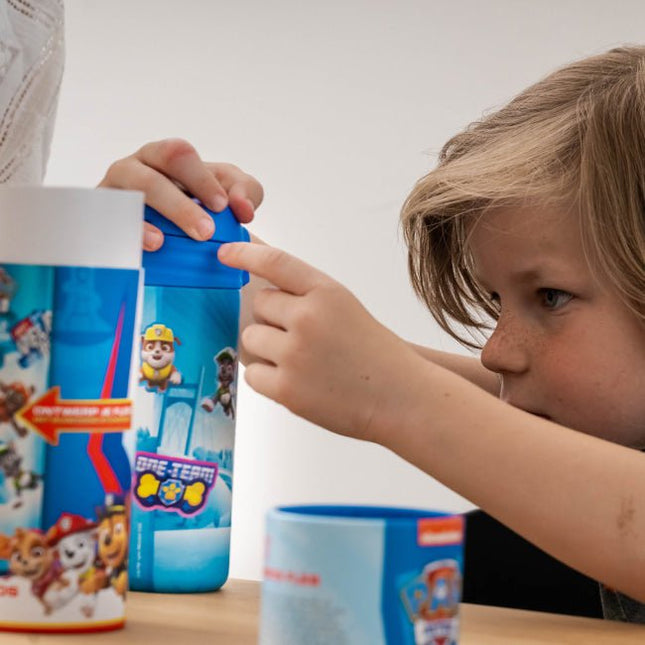 IZY Kids Thermos bidon - Paw Patrol - Refresh Blue - 350ML To-Go Insulated Water Bottles
