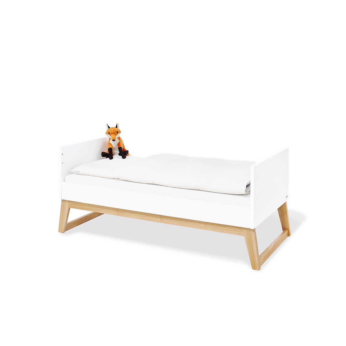 Startset 'Bridge' breed groot, incl. wandplank4 delen: ledikant, brede commode, grote kledingkast, wandplank