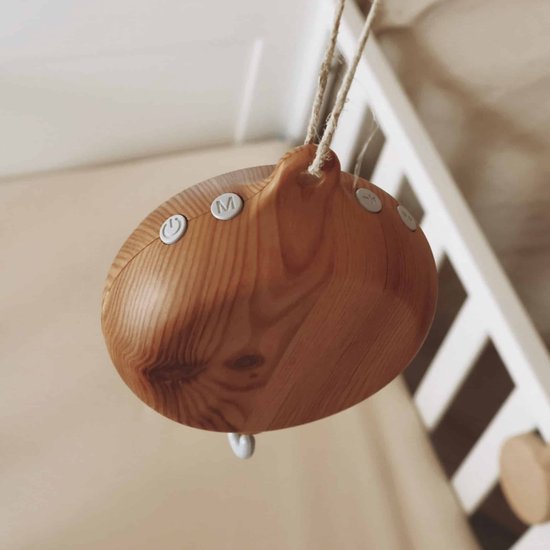 Babymobiel Muziekdoos Hout
